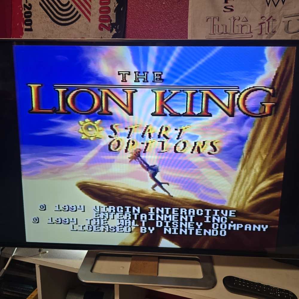 The Lion King Super Nintendo Game 1991 Model No. SNS-006 - Picture 3 of 3
